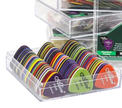 Produktbild von INF 1,5mm Plektren 100er Pack Kunststoff, griffig für Gitarre und Ukulele