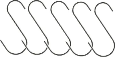Productafbeelding van BrowRäucherhaken – S-vormig, geslepen, 3 mm x 150 mm, 5 stuks.Rookhaken, S-vormig - 150 mm, diameter 3 mm, 5 stuks.