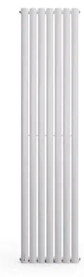 Produktbild von Blumfeldt Badheizkörper, Design Heizkörper Flach, Flachheizkörper Vertikal, 1435 Watt Warmwasser Wandheizkörper für Badezimmer & Wohnzimmer, Leiser Vertikal Heizkörper