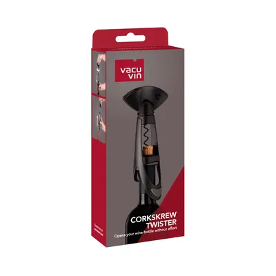 Produktbild von Vacu Vin 68814606, Flügelkorkenzieher, Schwarz, Polen, 85 mm, 49 mm, 223 mm