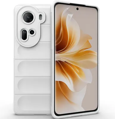 Produktbild von Handyhülle für Oppo Reno11 Weich TPU Silikon Stossfest Anti-rutsch Hülle Weiß