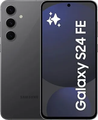 Produktbild von Samsung Galaxy S24 FE Smartphone, 128 GB, Graphit, 5G, Dual-SIM, 17 cm (6.7\"), Android 14, Galaxy AI, Ray-Tracing