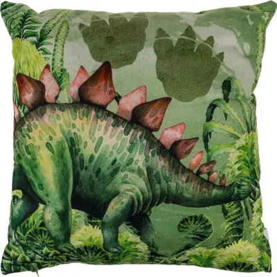 Produktbild von Deko-Kissen Dinosaurier 40x40cm Stegosaurus