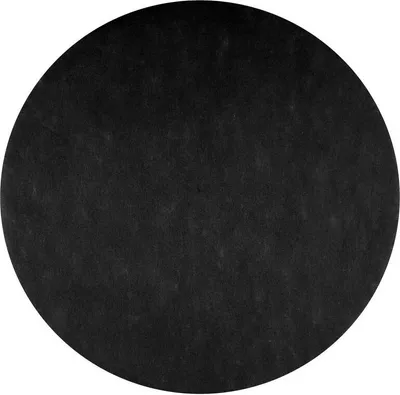 Produktbild von 50 runde Tischsets schwarz Vlies Ø 34 cm Einweg Platzsets