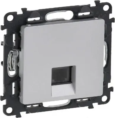Produktbild von Telefonbuchse Rj 11 Valena Life Legrand - Aluminium