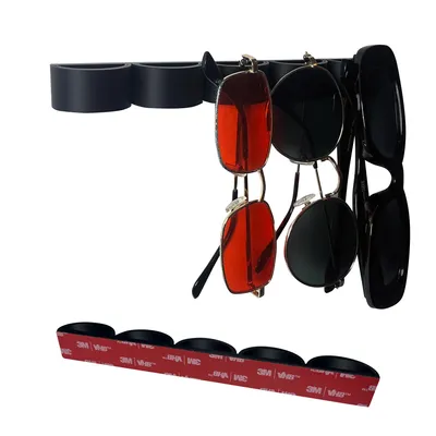 Produktbild von Brillenhalter Ständer - Schwarz - Brillenständer Nachttisch Organizer