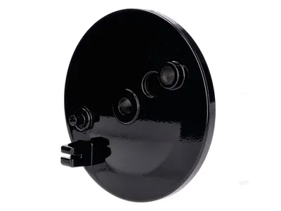 Immagine prodotto di Piastra di ancoraggio del freno posteriore senza foro Interruttore luce freno, nero per Simson S50, S51, S70, KR51, SR4-1 Spatz, SR4-2 Star, SR4-3 Sperber, SR4-4 Habicht