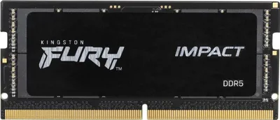 Produktbild von Kingston Technology FURY 64GB 4800MT/s DDR5 CL38 SODIMM (2er-Kit) Impact, 64 GB, 2 x 32 GB, DDR5, 262-pin SO-DIMM