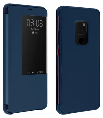 Immagine prodotto di Avizar, custodia a libro con finestra Smart View per Huawei Mate 20, blu notte