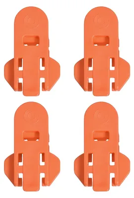 Dosenöffner aus Kunststoff, 4 Stück, Orange, für Getränkedosen