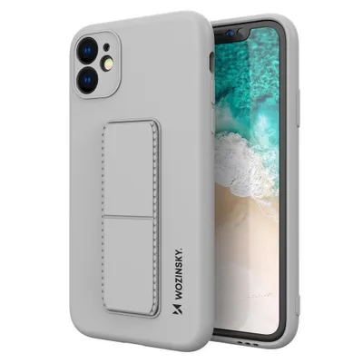 Image de Wozinsky Kickstand Case Silicone Case with Stand Iphone 11 Pro Max Grey