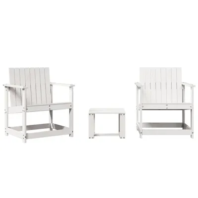 Produktbild von VidaXL 832631, Terrasse, Pinienwald, Weiß, 620 mm, 560 mm, 770 mm