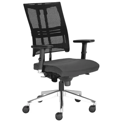 Produktbild von Nowy Styl Bürostuhl Net-Motion schwarz, chrom Stoff