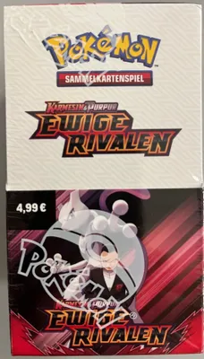 Produktbild von Pokémon Ewige Rivalen Karmesin & Purpur Sammelbildertüte mit 10 Karten Sammelkartenspiel POKEMON