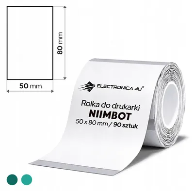 Produktbild von Selbstklebende Thermotransfer-Etiketten Niimbot M2 M3 50x80