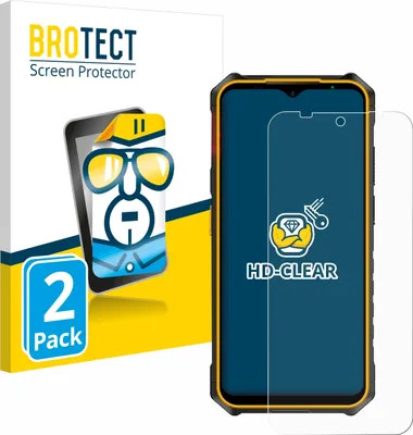 Produktbild von 2x Für Ulefone Armor X13 Schutzfolie BROTECT Displayschutz Display Schutz Folie Klar Transparent