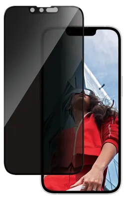 Produktbild von PanzerGlass ® 2-Way Privacy Displayschutz iPhone 17e | 16e | 14 | 13 | 13 Pro | Ultra-Wide Fit, Apple, Apple - iPhone 13, Apple - iPhone 13 Pro, Apple - iPhone 14, Apple - iPhone 16e, Trockene Anwendung, Kratzresistent, Schockresistent, Transparent, 1 Stück(e)