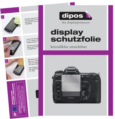 Produktbild von 5x Schutzfolie für Nikon D200 klar Displayschutzfolie Folie Display Schutz dipos