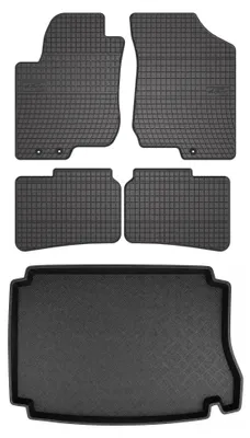 Immagine prodotto di Tappetini gomma SolidPRO + bagagliaio per Hyundai i30 I 2007-2012 5 pezzi