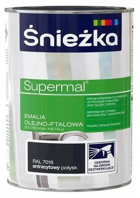 Produktbild von Alkyd-Emaillelack für Holz & Metall, Anthrazit RAL 7016, glänzend, 0,8 L