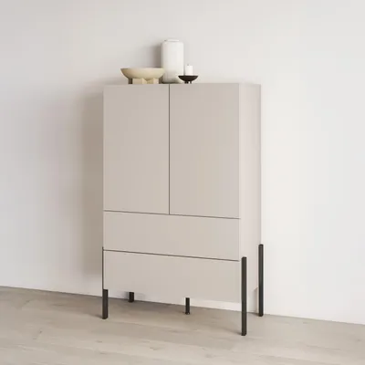 Immagine prodotto di Mobile basso 94 cm con cassetti ADIS S - cashmere