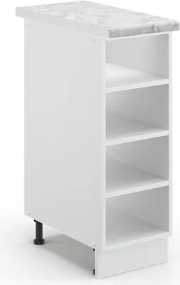 Produktbild von Küchenregal Vicco Fame-Line Weiß 30 cm , AP Marmor, Model 46601