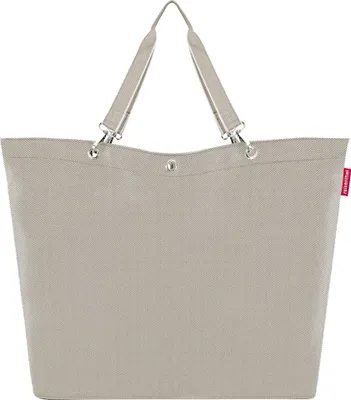 Produktbild von reisenthel shopper XL, Einkaufstasche, Tragetasche, Strandtasche, Tasche, Herringbone Sand, 35 L, ZU6049