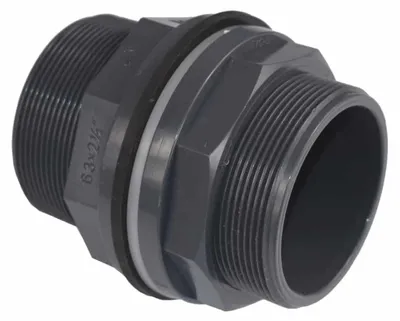 Image de Traversée de Paroi PVC 63mm, Raccord Fileté, PN10