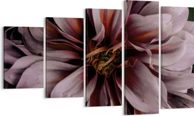 Produktbild von Bild auf Leinwand - Leinwandbild - 5 Teile - Blumenstrauß Künstlerisch Blume - 100x60cm - Wand Bild - Wanddeko - Wandbilder - Leinwanddruck - Bilder - Wanddekoration - Leinwand bilder - EG100x60-5019
