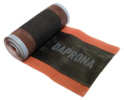 Produktbild von DAPRONA Firstband Alu Super Vent - 390mm x 5m Rot (RAL 8004) Rollfirst für eine optimale Dachfirst Abdeckung, Super Butylkleber