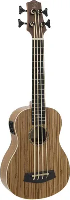 Produktbild von DIMAVERY UK-700 Bass-Ukulele. Zebra
