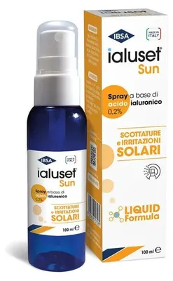 Produktbild von Ialuset Sonnenschutzspray Für Hautberuhigung Bei Sonnenbrand Und Hautreizungen, 100 Ml