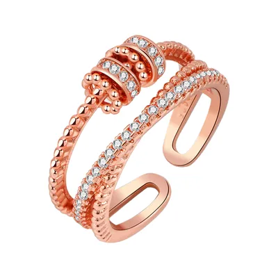 Produktbild von Ring,Doppelring,Legierungsring,Offener Ring,Schmuckring