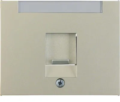 Produktbild von Berker Zentralstück m.Staub- 11707004 Schutzschieber u.Beschriftungsfeld K.5