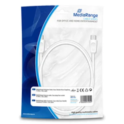 Produktbild von MediaRange Antenen-Kabel Koax-Stecker/Kupplung 75Ohm 1.5m w