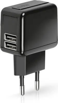 Immagine prodotto di SBS TETRAV2USB2A Caricabatterie per dispositivi mobili Universale Nero AC Interno