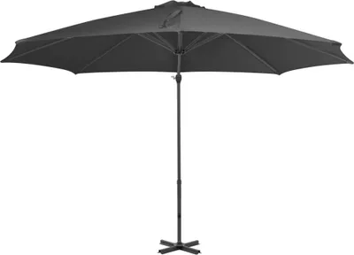 Obrázok produktu pre vidaXL Svetelný dáždnik s hliníkovým stožiarom 300 cm antracitový