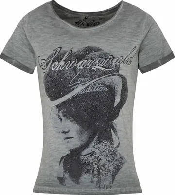 Produktbild von Shirt Schwarzwald Mädl grau S