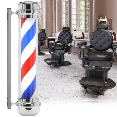 Zdjęcie produktu dla Plafon słupek lampa led barberska barberski barber znak reklama salon 154.5cm