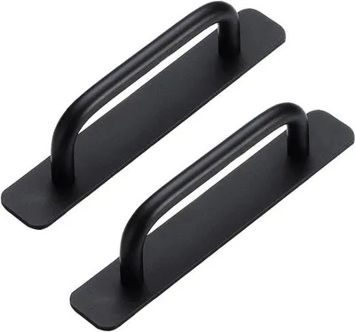 Produktbild von Famanu Möbelgriffe selbstklebend - Aluminium, 148 mm, schwarz