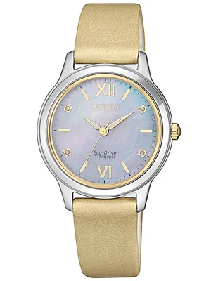 Imagen del producto de Reloj de pulsera para mujer Citizen Titanium, modelo EM0724-17Y