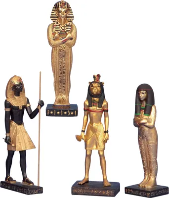 Produktbild von 4 Figuren Ägypten Kleopatra Tutanchamun Maahes 20cm