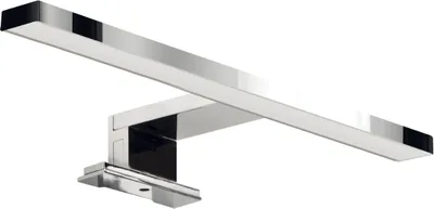 Immagine prodotto di Lampada da parete LED vetro alluminio IP44 bianco neutro 4100 K 530 lm L: 30 cm cromo allungato moderno