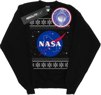 Produktbild von NASA - Sweatshirt für Herren BI48148 (5XL) (Schwarz)