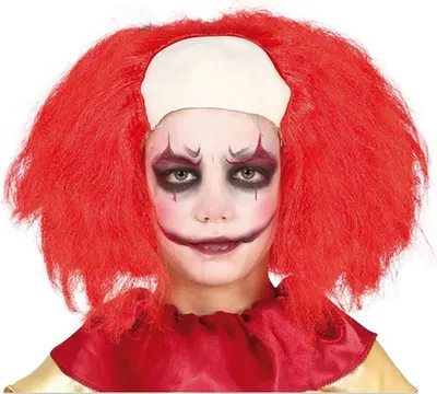 Produktbild von Guirca Kinder Glatzen Clown Perücke One Size