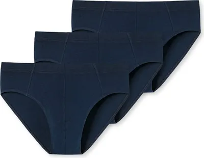 Produktbild von Schiesser Mini-slip unterhose unterwäsche basic 3er-Pack 95/5 dunkelblau 4