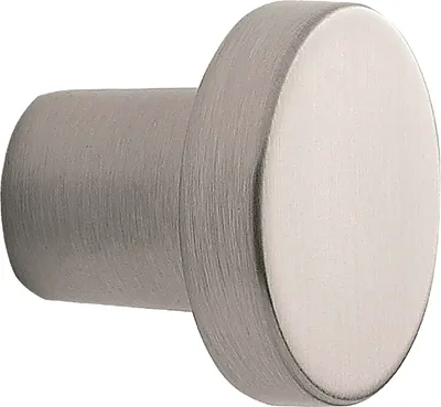 Produktbild von Möbelknopf Dot ø 30mm - eleganter Möbelknauf Tiefe 26mm, Zinkdruckguss Edelstahl-Effekt