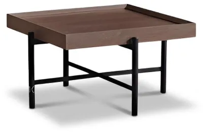 Immagine prodotto di Tavolino moderno con piano in vetro | Elegante tavolino da soggiorno