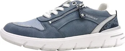 Image de Chaussures de sport pour femmes Romika, lacets, style sportif, bleu, pour le quotidien