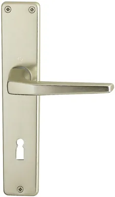 Zdjęcie produktu dla HOPPE para klamek Frankfurt 117L aluminium F2 bez rozet VK 8mm - 507603